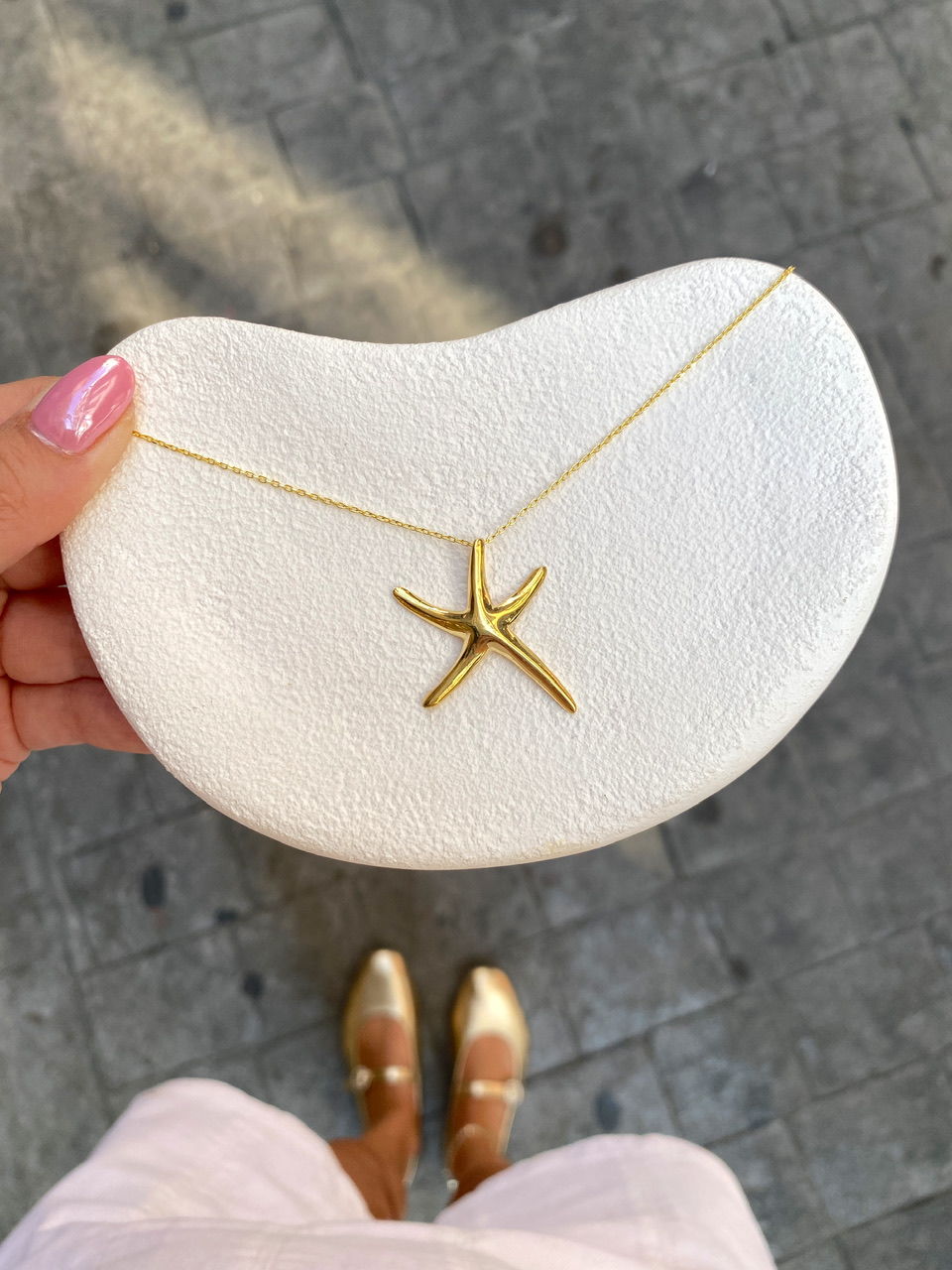 925 Gümüş | Deniz Yıldızı Kolye