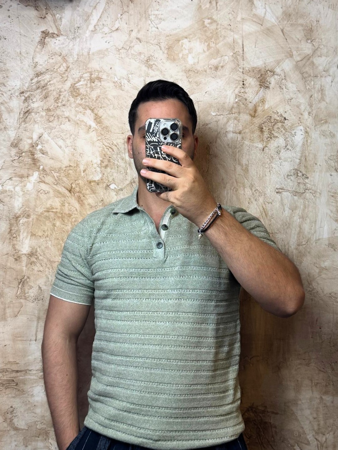 POLO YAKA T-SHİRT - HAKİ
