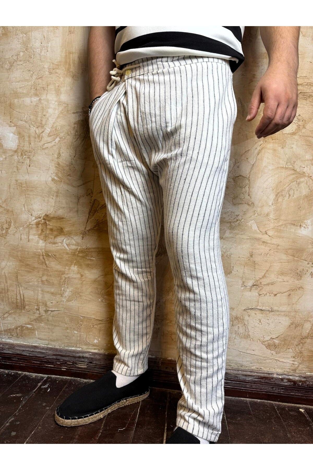 ÇİZGİLİ BAGGY PANTOLON