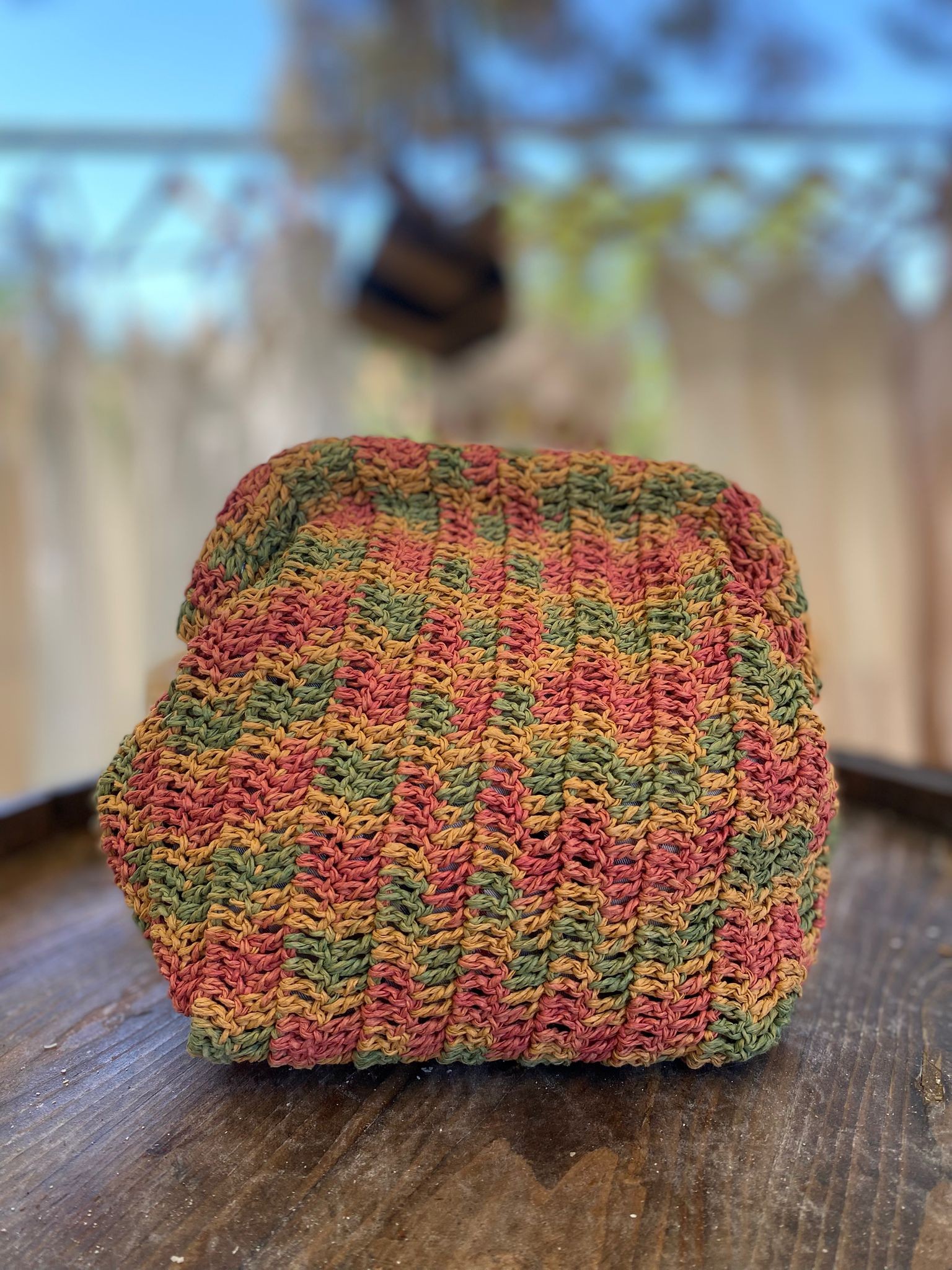 KAĞIT İP EL ÖRMESİ CLUTCH ÇANTA - ÇOK RENKLİ