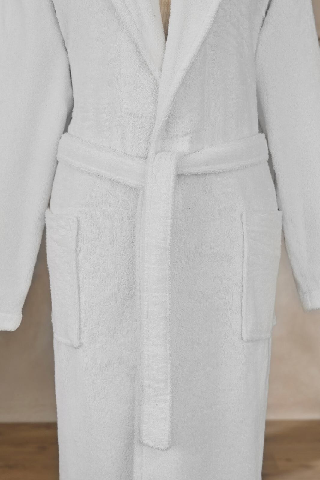 Colourist Unisex Bathrobe - White