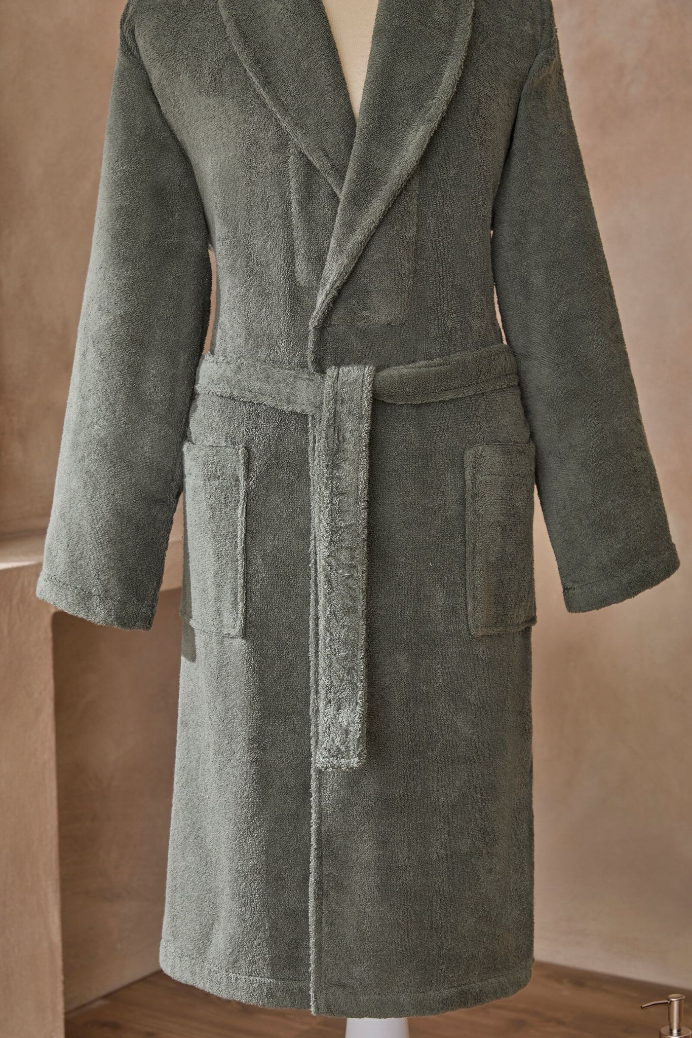 Colourist Unisex Bathrobe - Dark Green