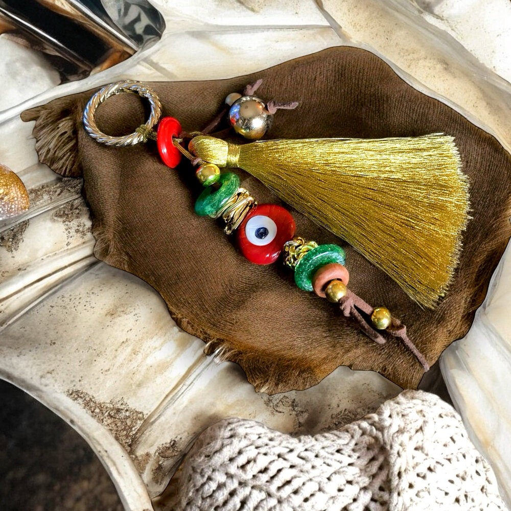 Turkish Evil Eye Bohemia Bag Charm/Key Chain