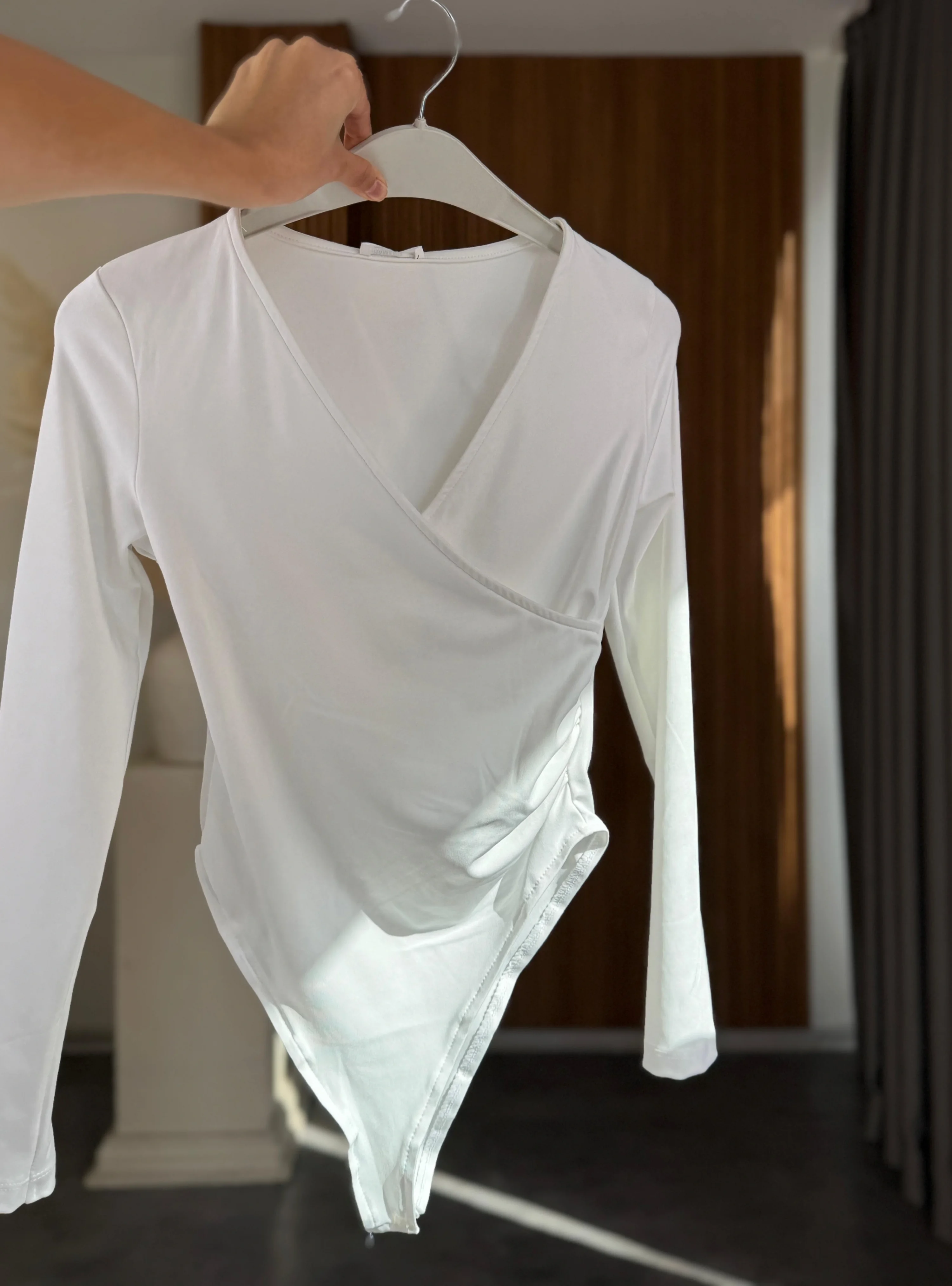 Kruvaze Yaka Çıtçıtlı Body