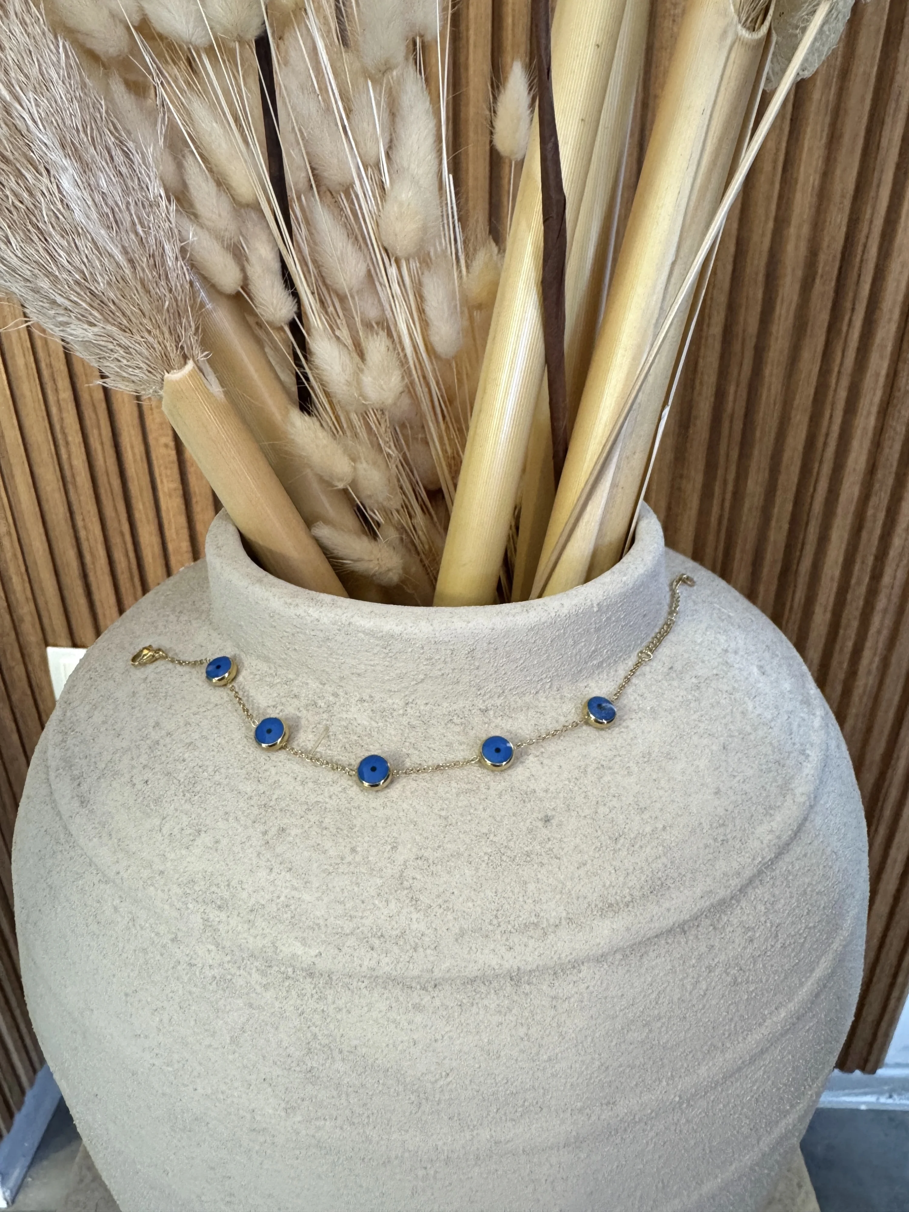 Nazar Boncuklu Gold Bileklik