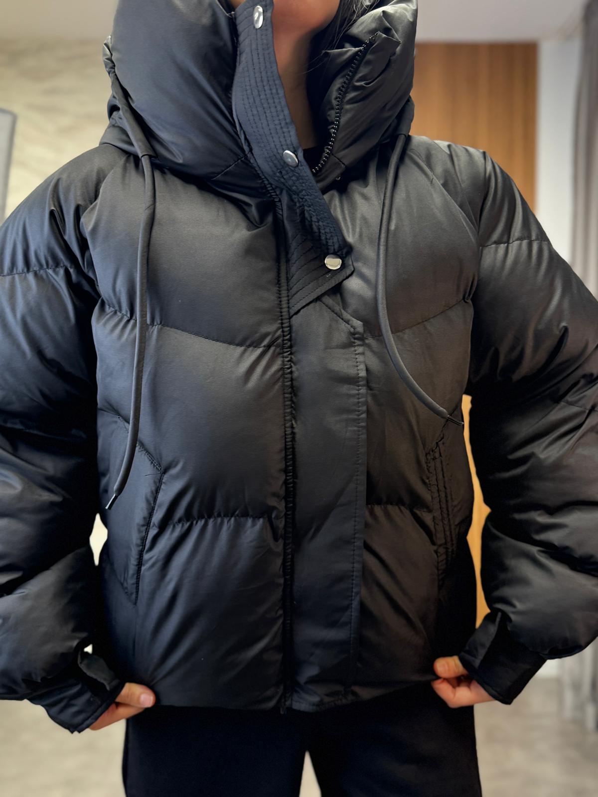 Astronot Kapüşonlu Şişme Mont