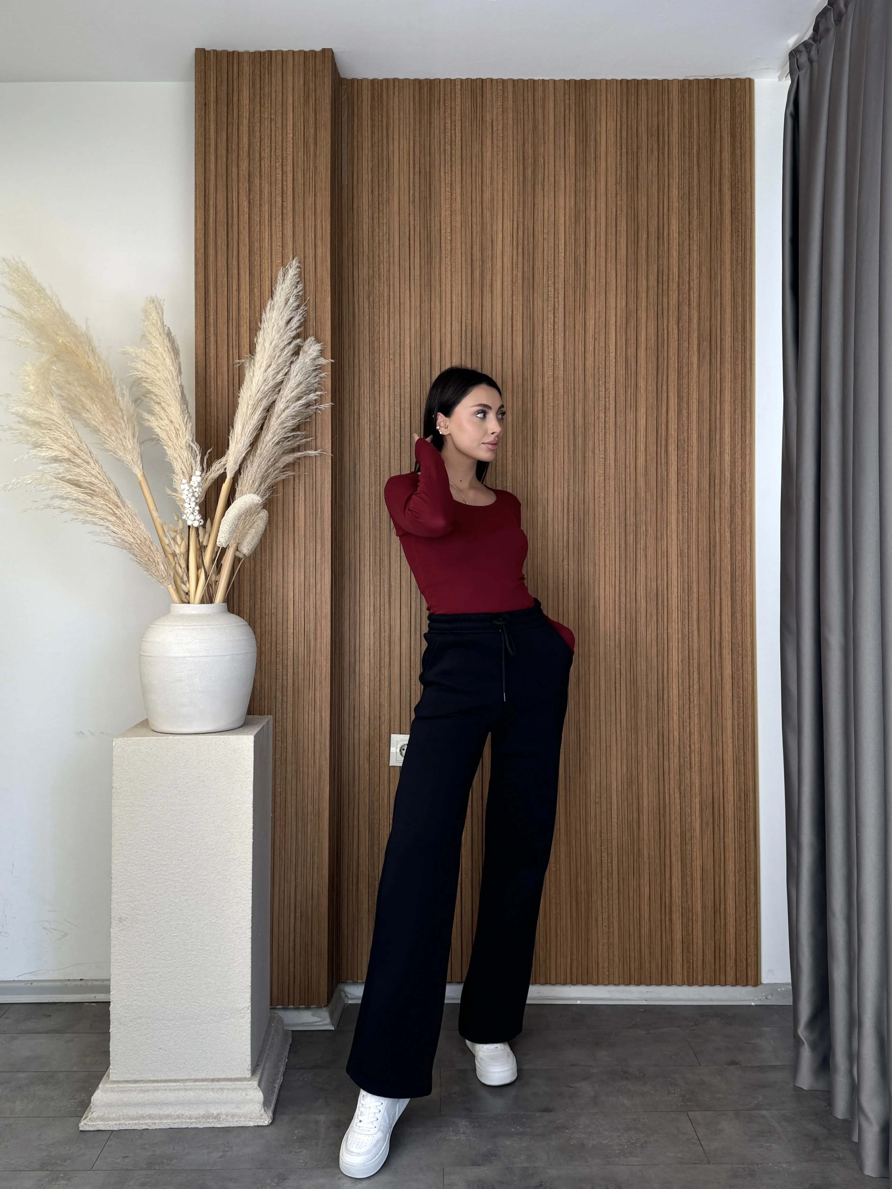 3 İplik Palazzo Eşofman Altı