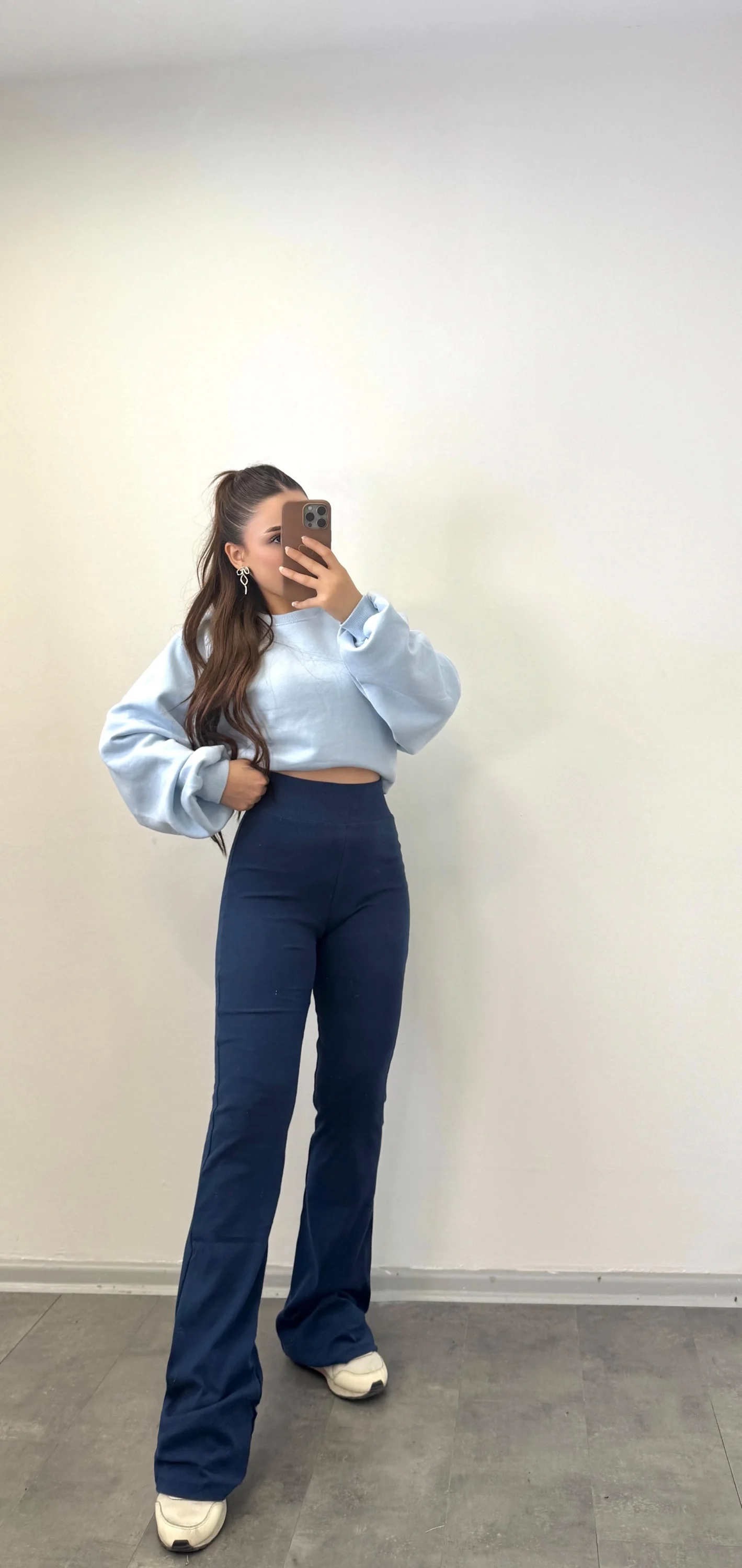 İspanyol Paça Gri Tayt