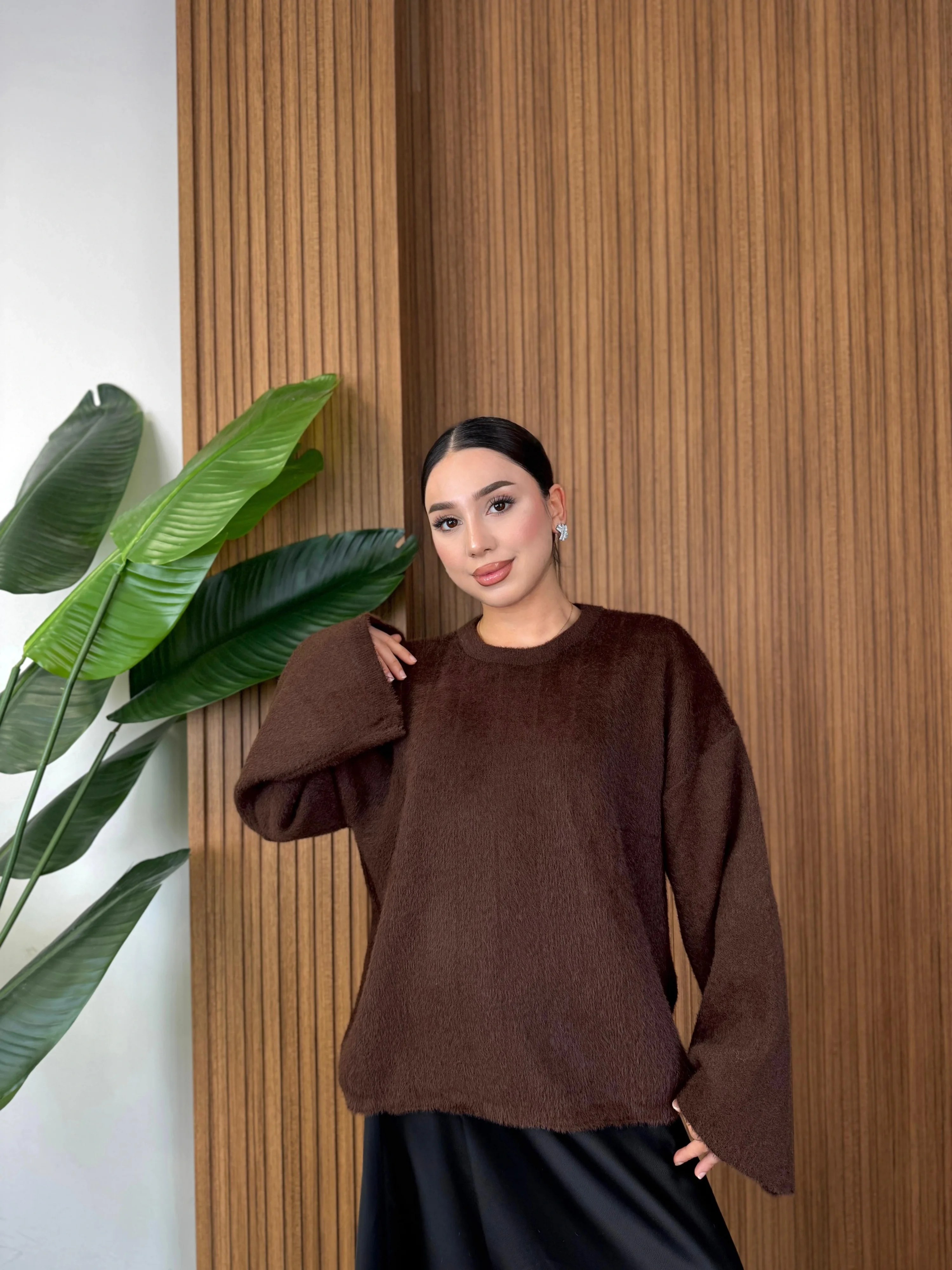 Yumoş Oversize Kazak