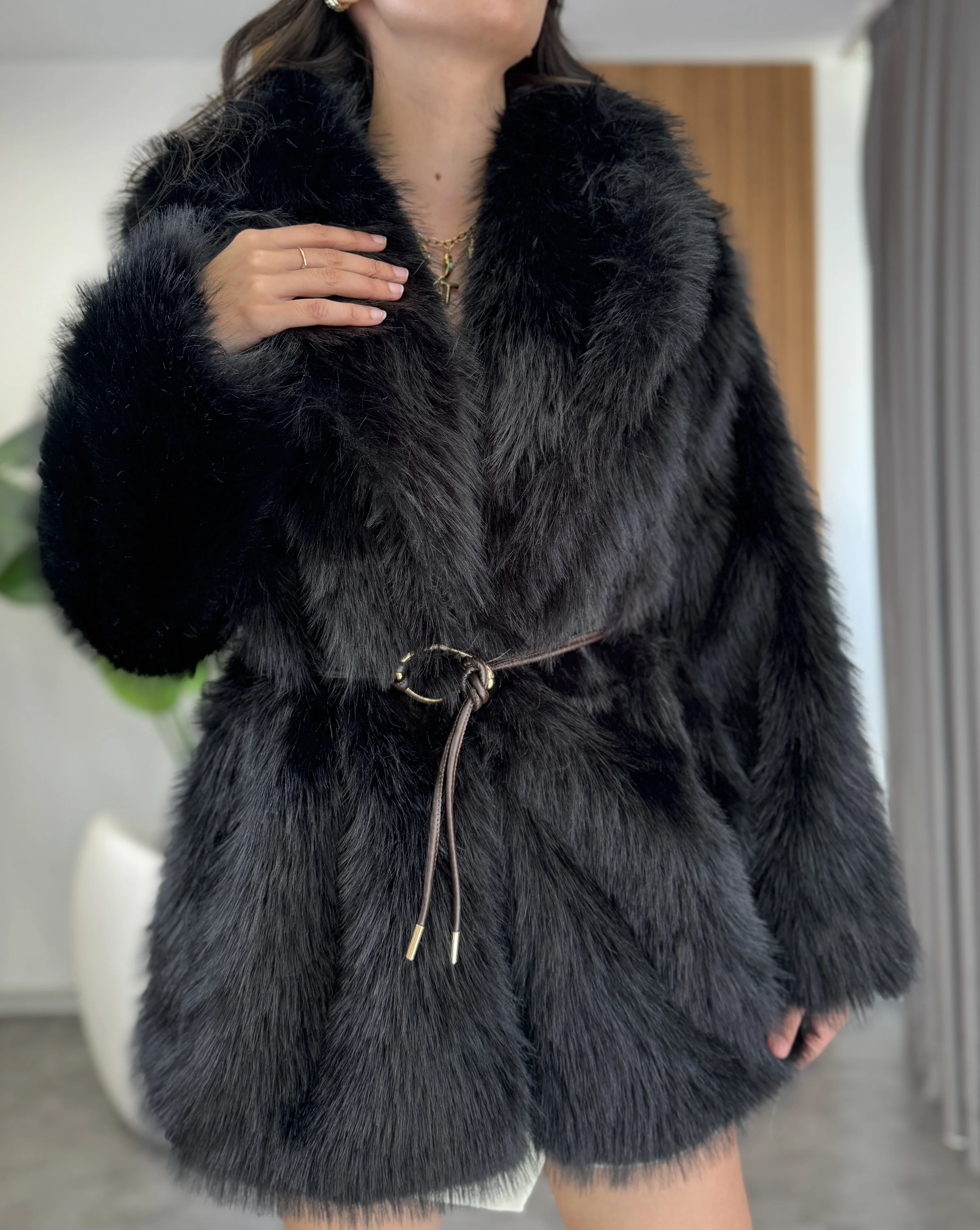 Toka Detay Kemerli Kürk