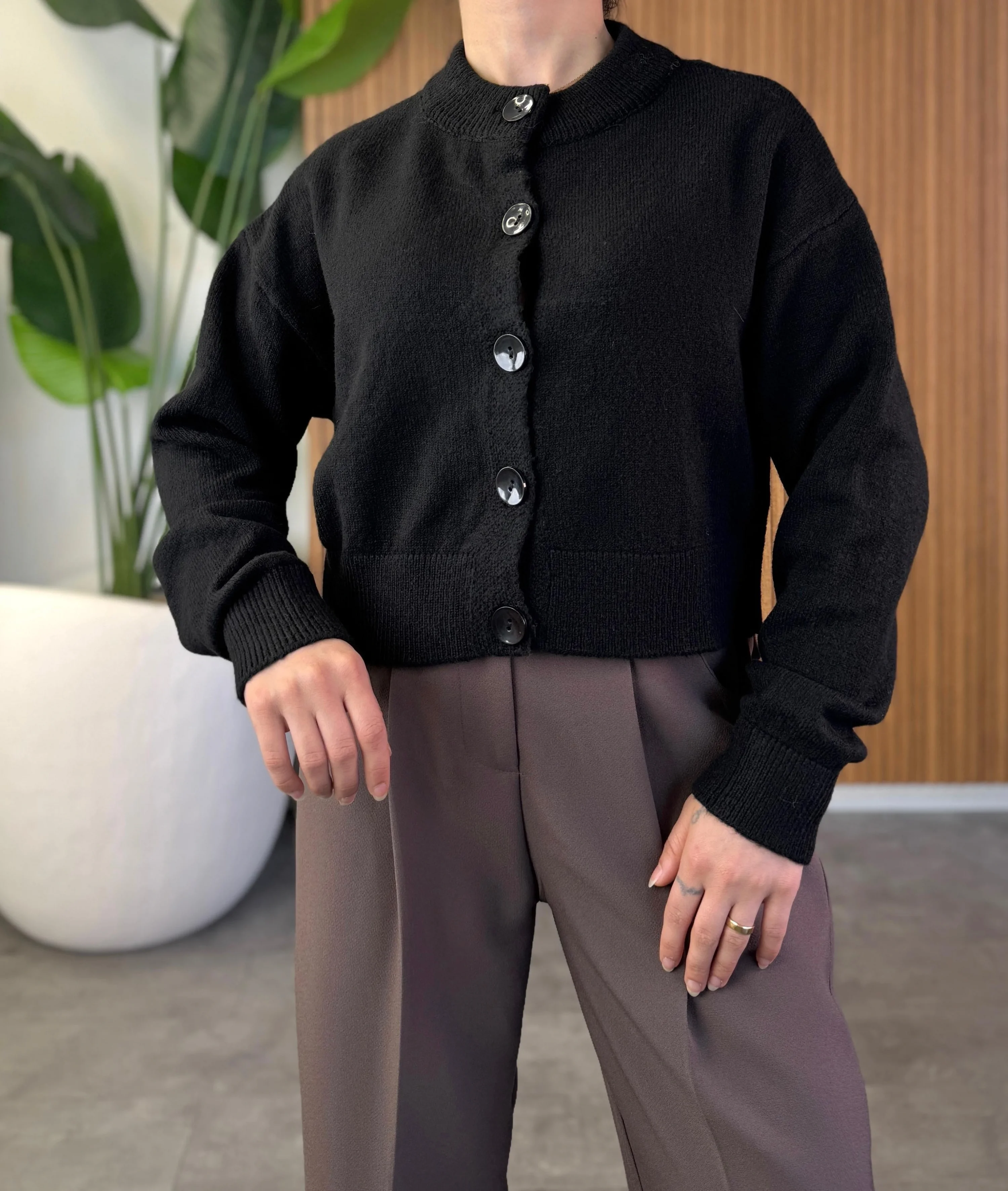 Bisiklet Yaka Hırka