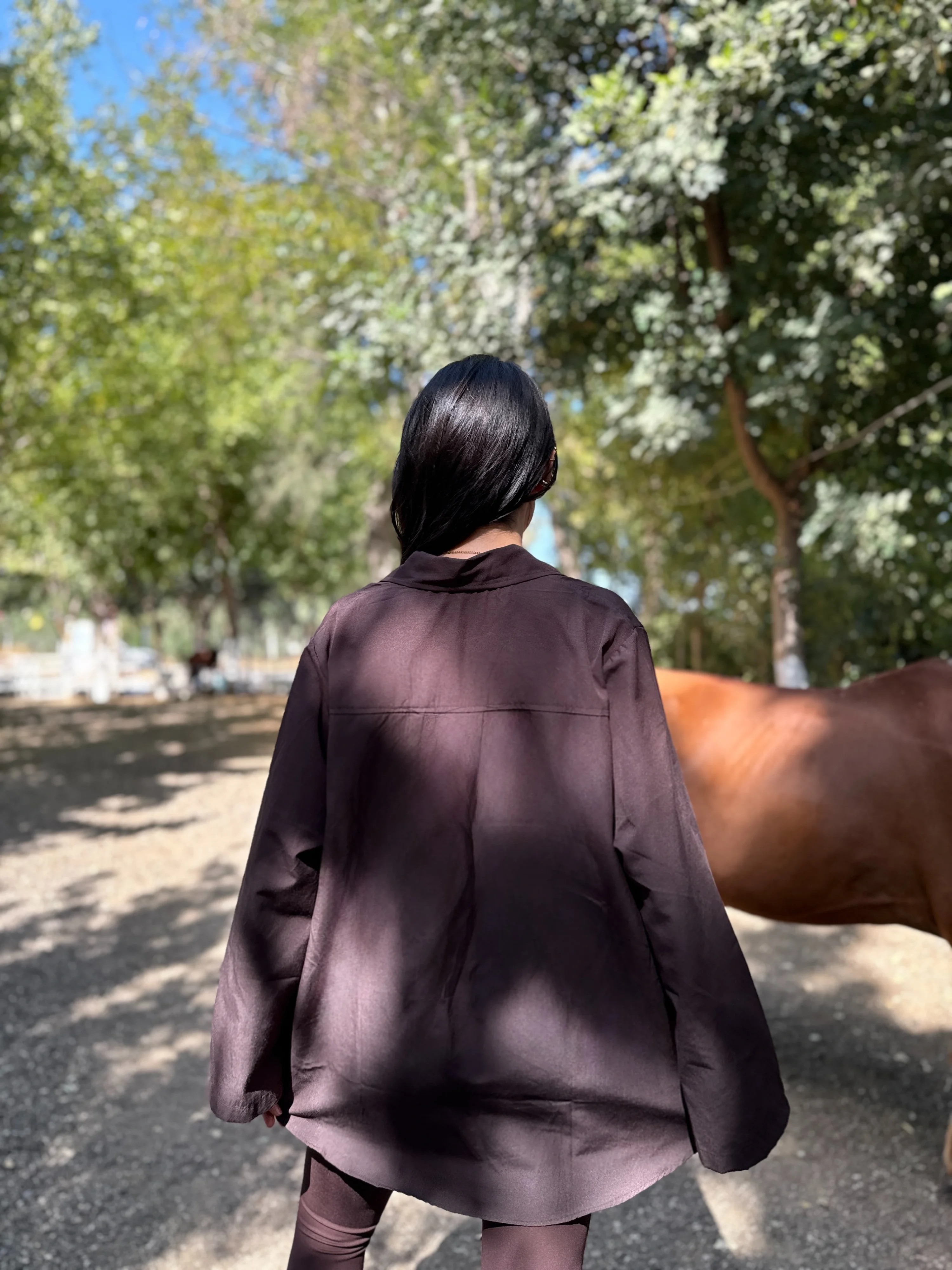 Volanlı Uzun Gömlek