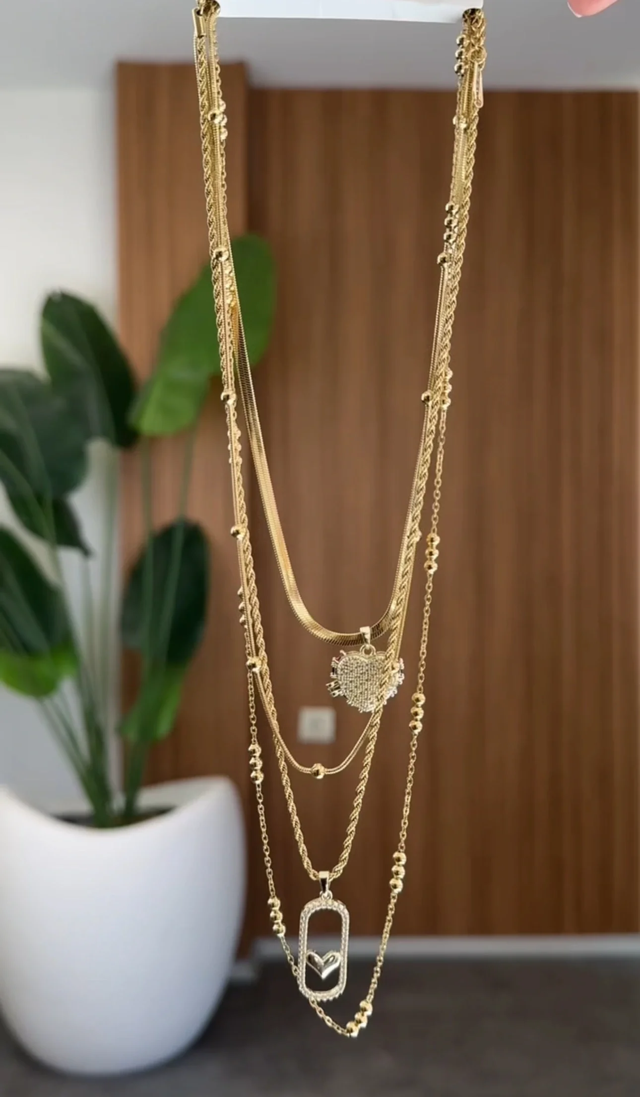 4’lü İçi Açılabilen Kalp Model Set Kolye