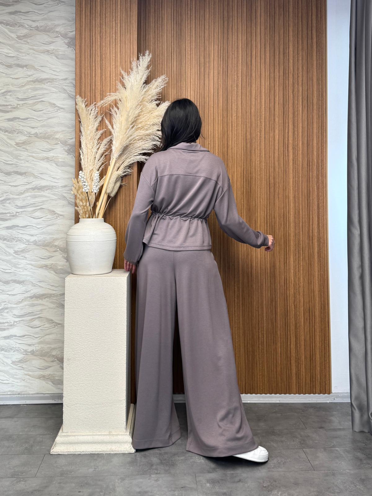 Modal Fermuarlı Stoplu Takım