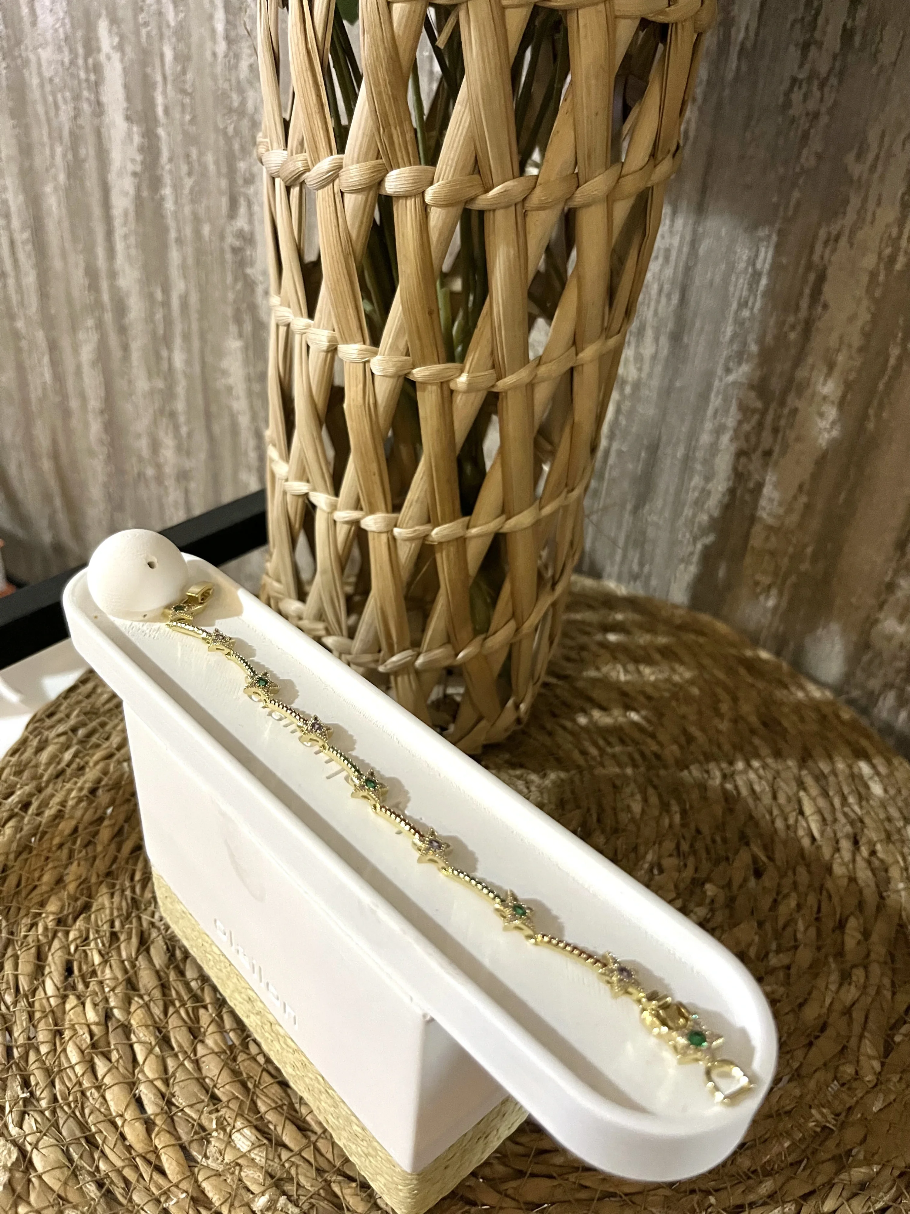 Yıldız Sembollü Gold Bileklik