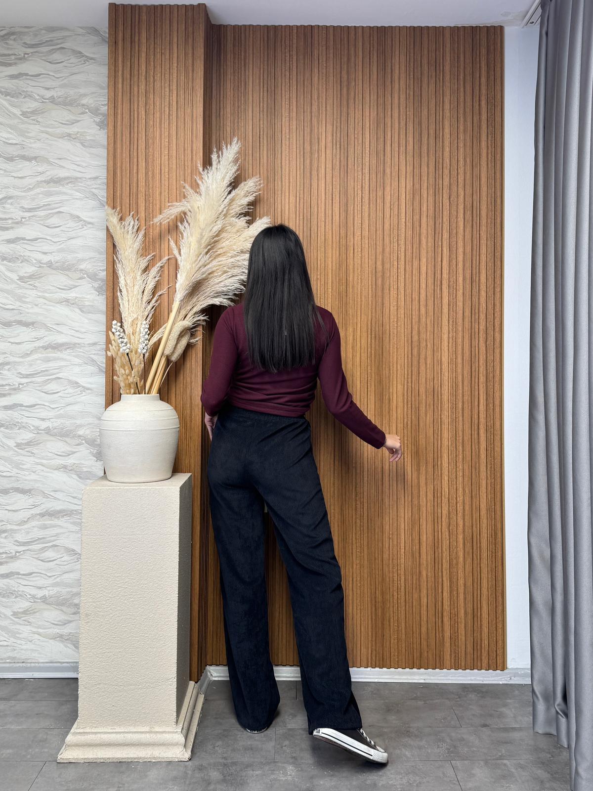 Kalın Fitilli Kadife Pantolon