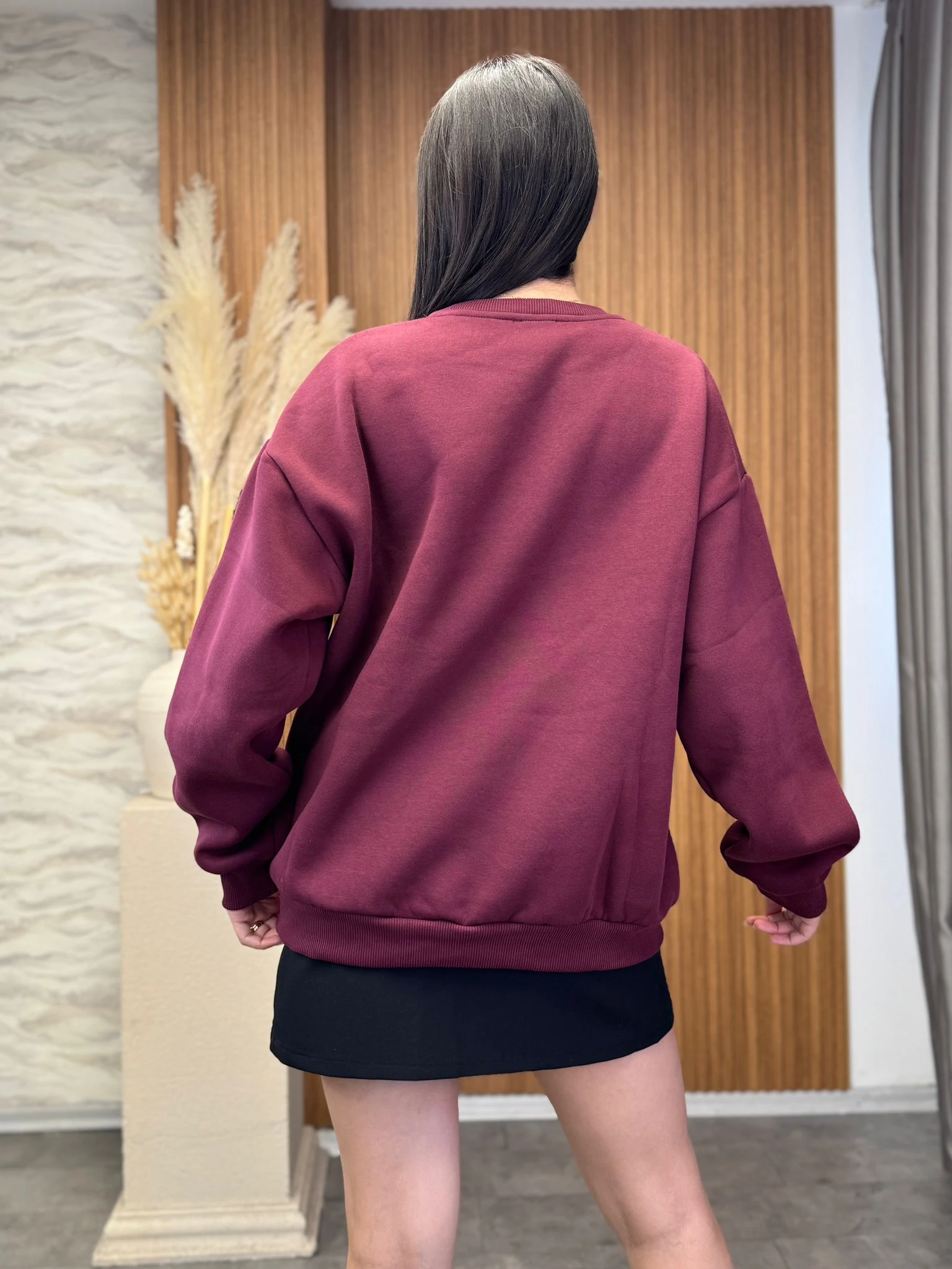 Leopar Desenli Sweatshirt