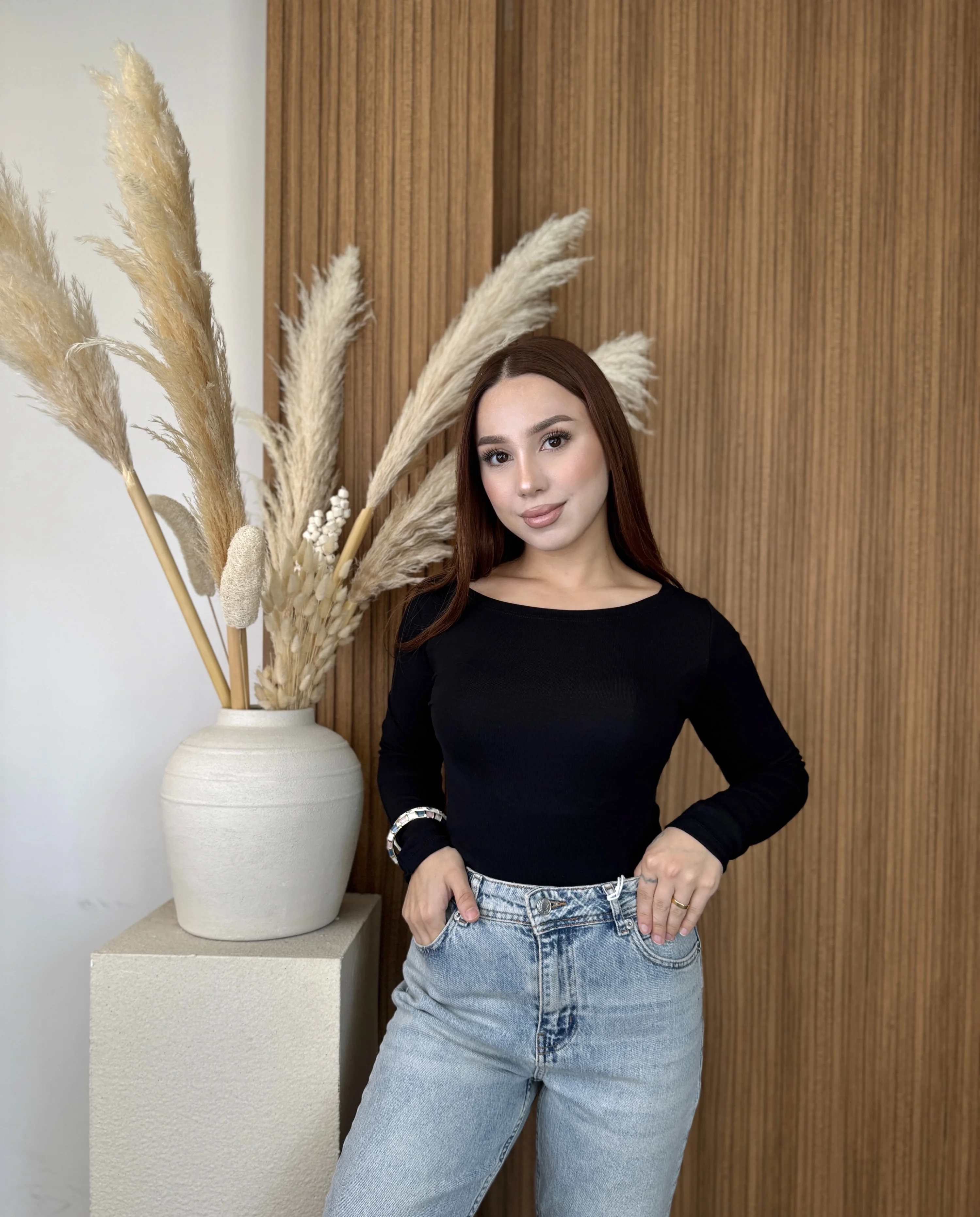 Kayık Yaka Modal Body