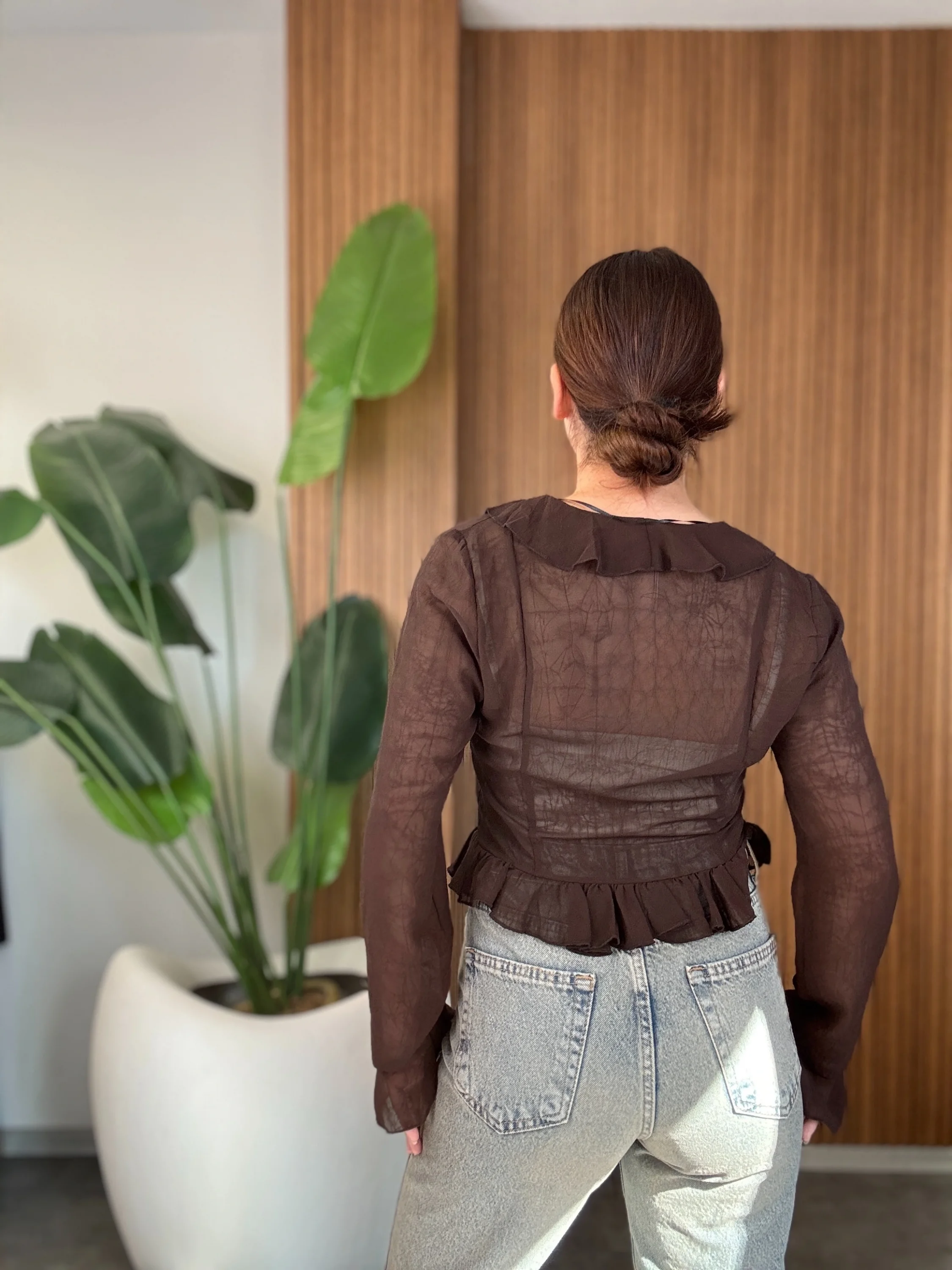 Fırfır Detaylı Bluz