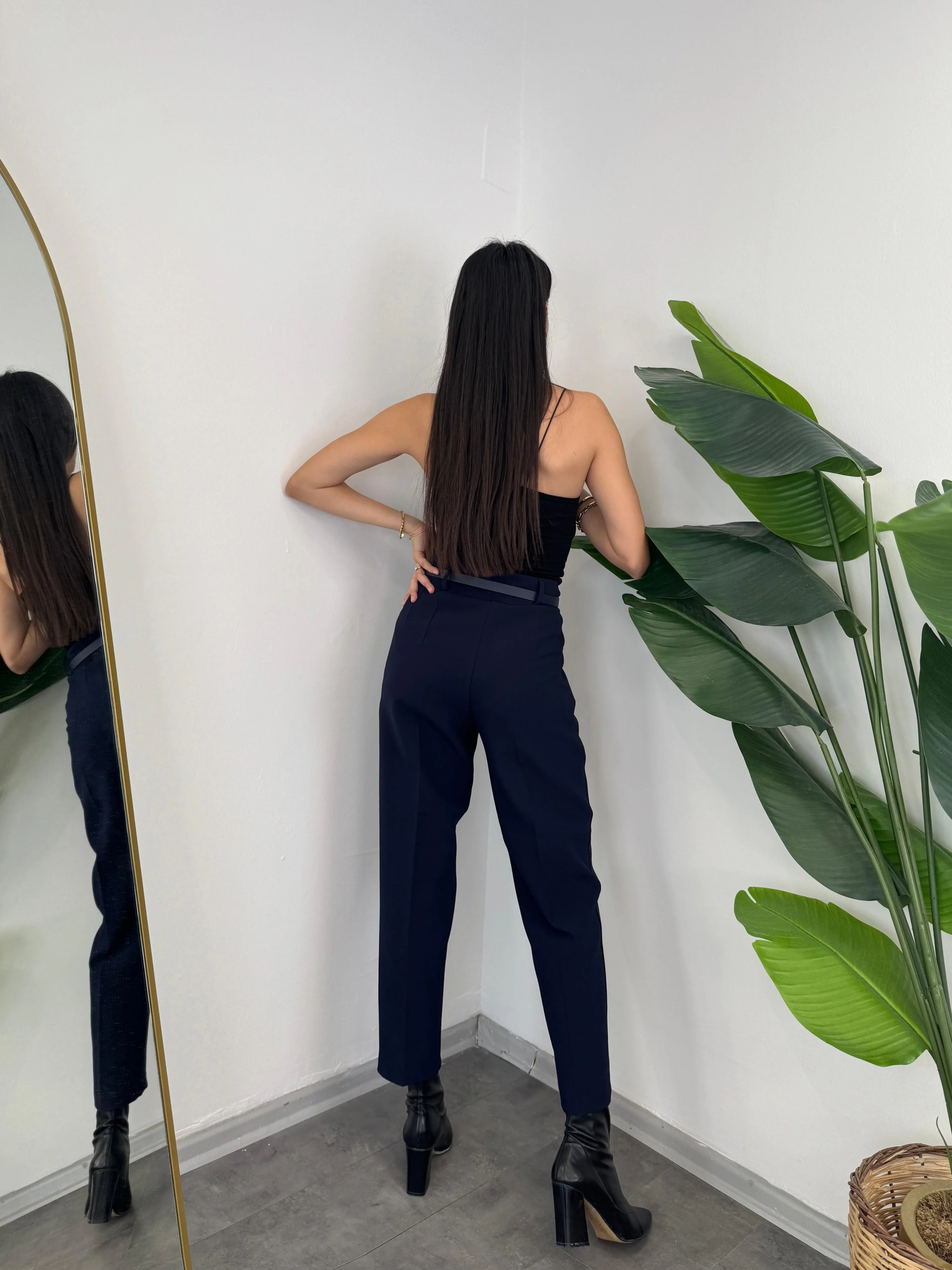 Kemerli Atlas Pantolon