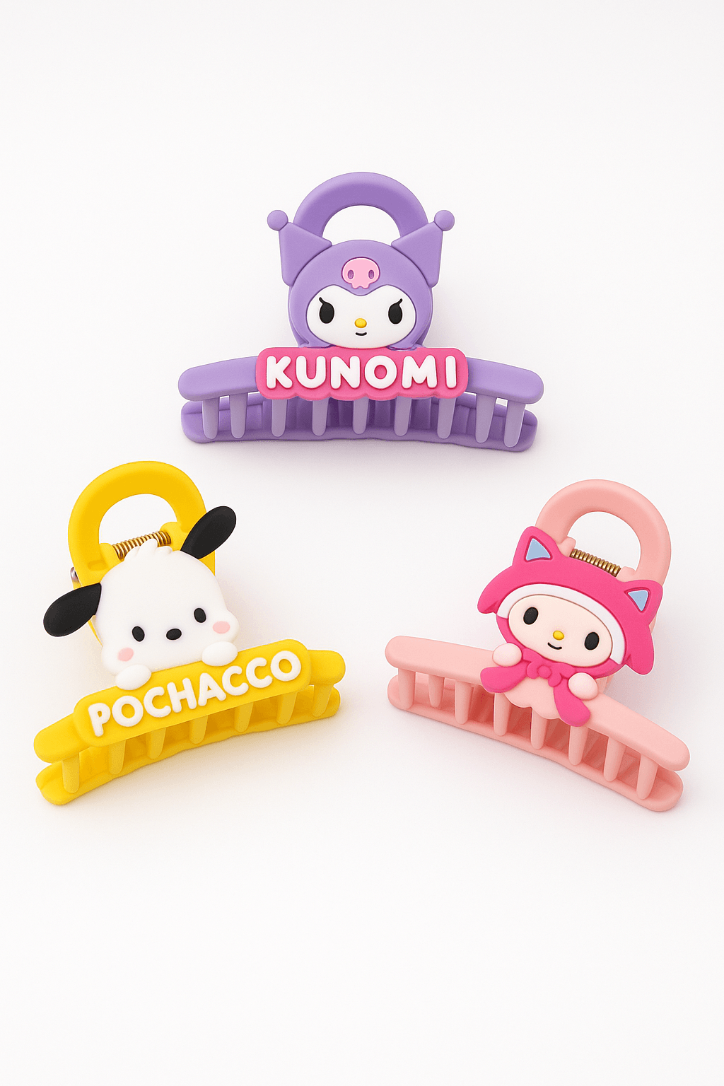 Kuromi My Melodi Hello Kity Cinnammaroll Pochaco Tasarımlı Çocuk Mandal Tokalar