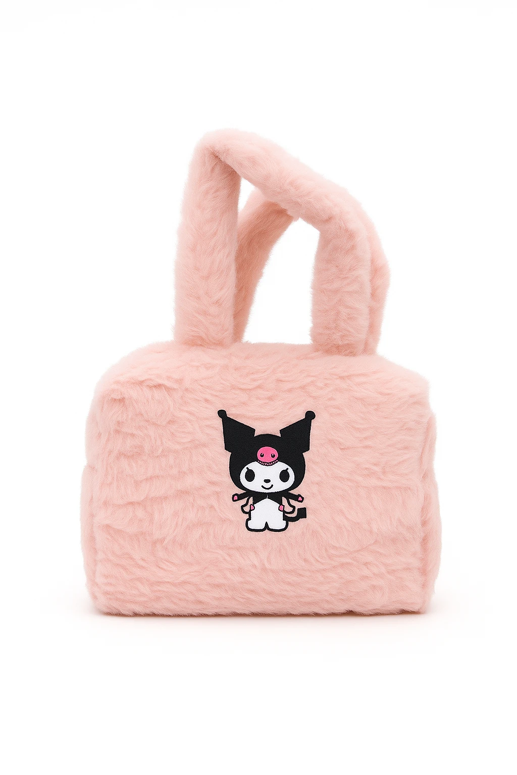 Kuromi Figürlü Tüylü Çocuk Genç El Çantası