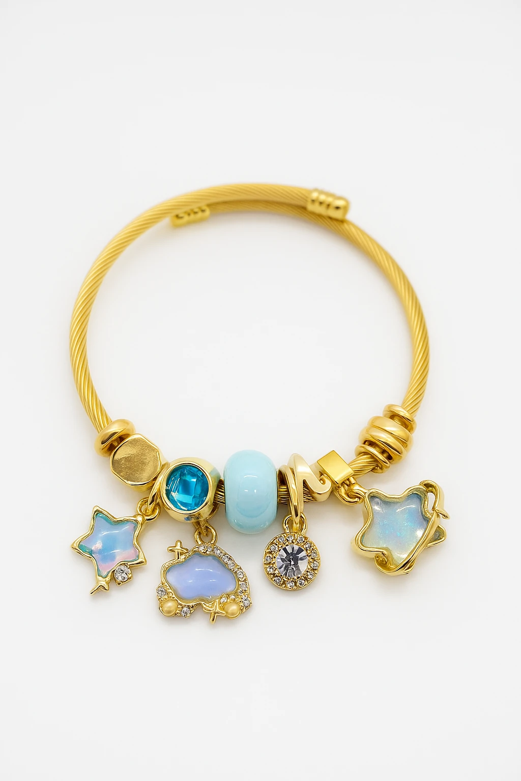 Çocuk Boyu Paslanmaz Kararmaz Çelik Charm'lı Bileklik