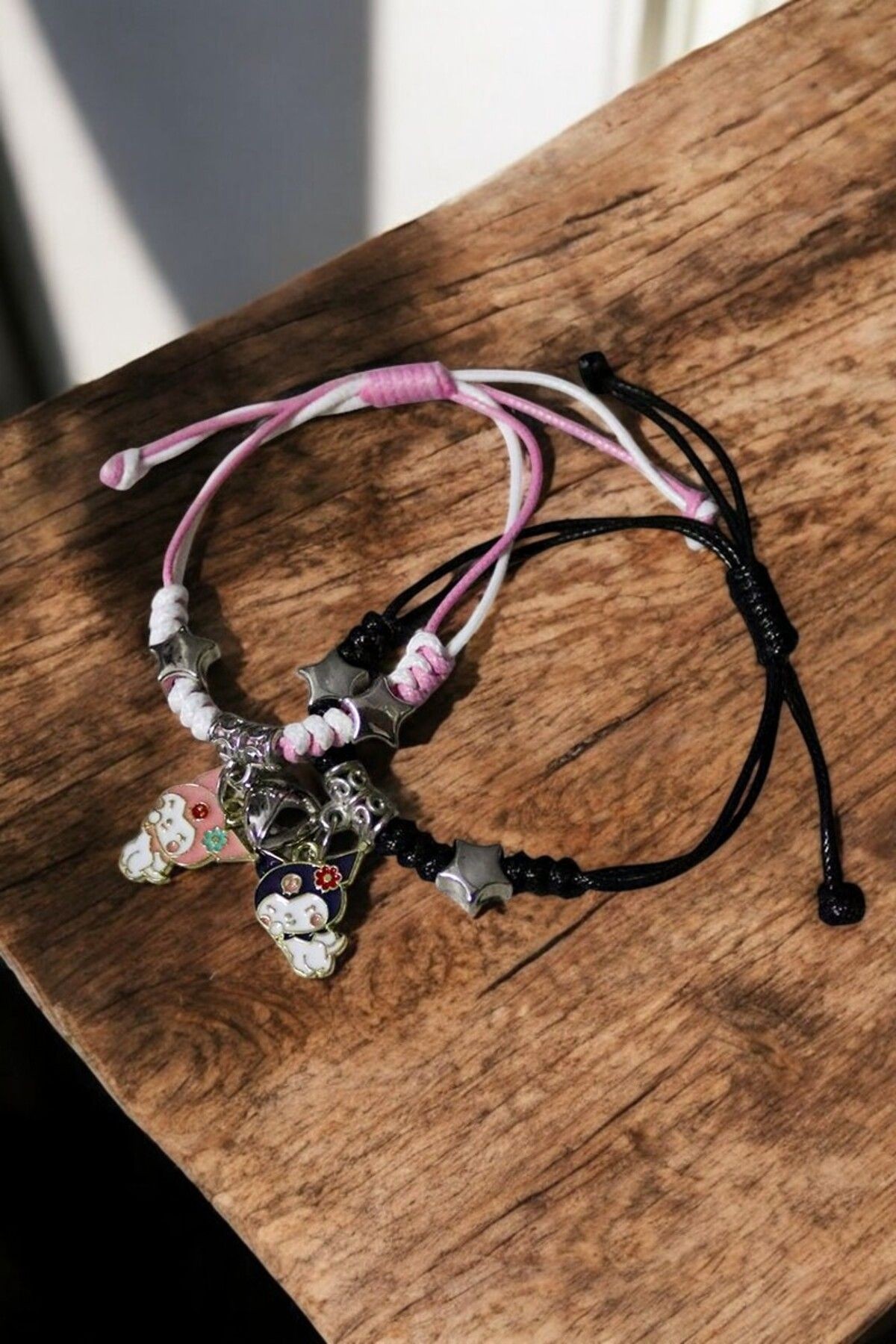 Mıknatıslı Kuromi Cİnnammaroll Hello Kity My Melodi Unicorn Satürn 2li Çocuk ve Genç Bileklik