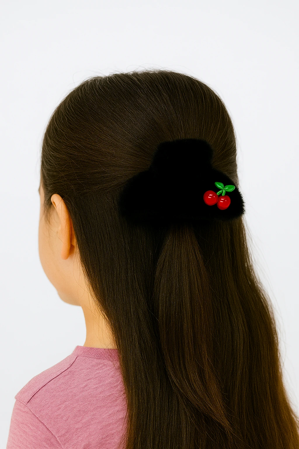 Kiraz Figürlü Peluş Hem Çocuklar hem Gençler için Peluş Mandal Toka