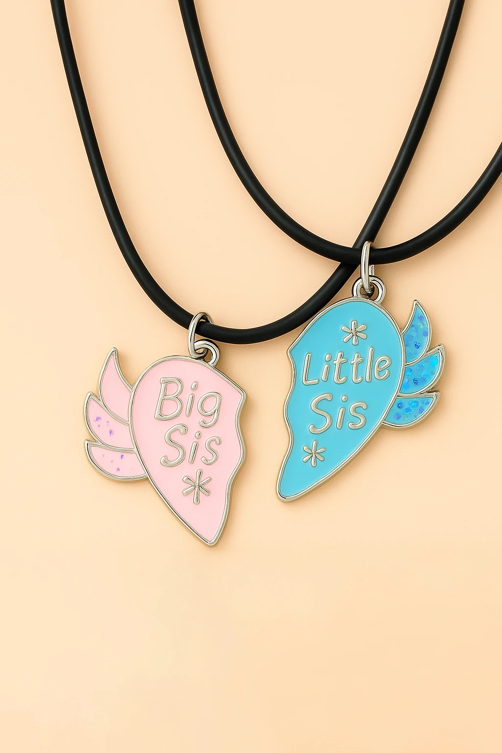 Best Friends Yazılı 2'li Arkadaşlık Kolyesi