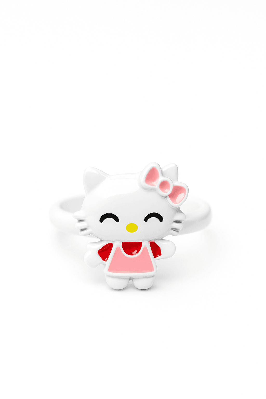 Ayarlanabilir Kuromi Hello Kity Cinnammaroll Tasarımlı Ayarlanabilir Çocuk Yüzükleri