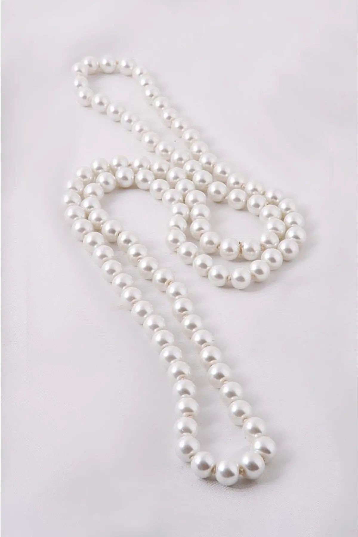 8 mm Sade İnci Kolye 45 cm 65 cm 85 cm