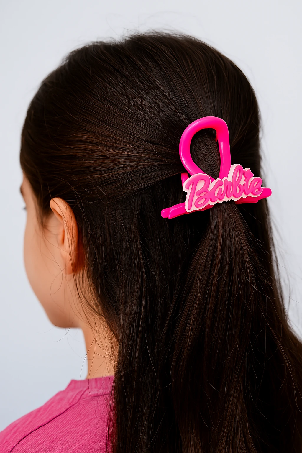 Barbie Tasarımlı Renkli Çocuk Mandal Tokaları