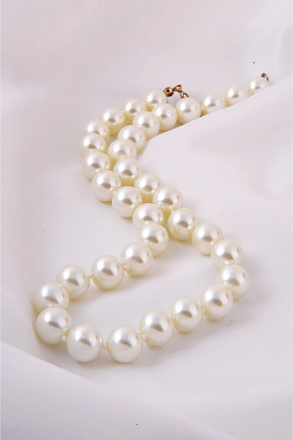8 mm Sade İnci Kolye 45 cm 65 cm 85 cm