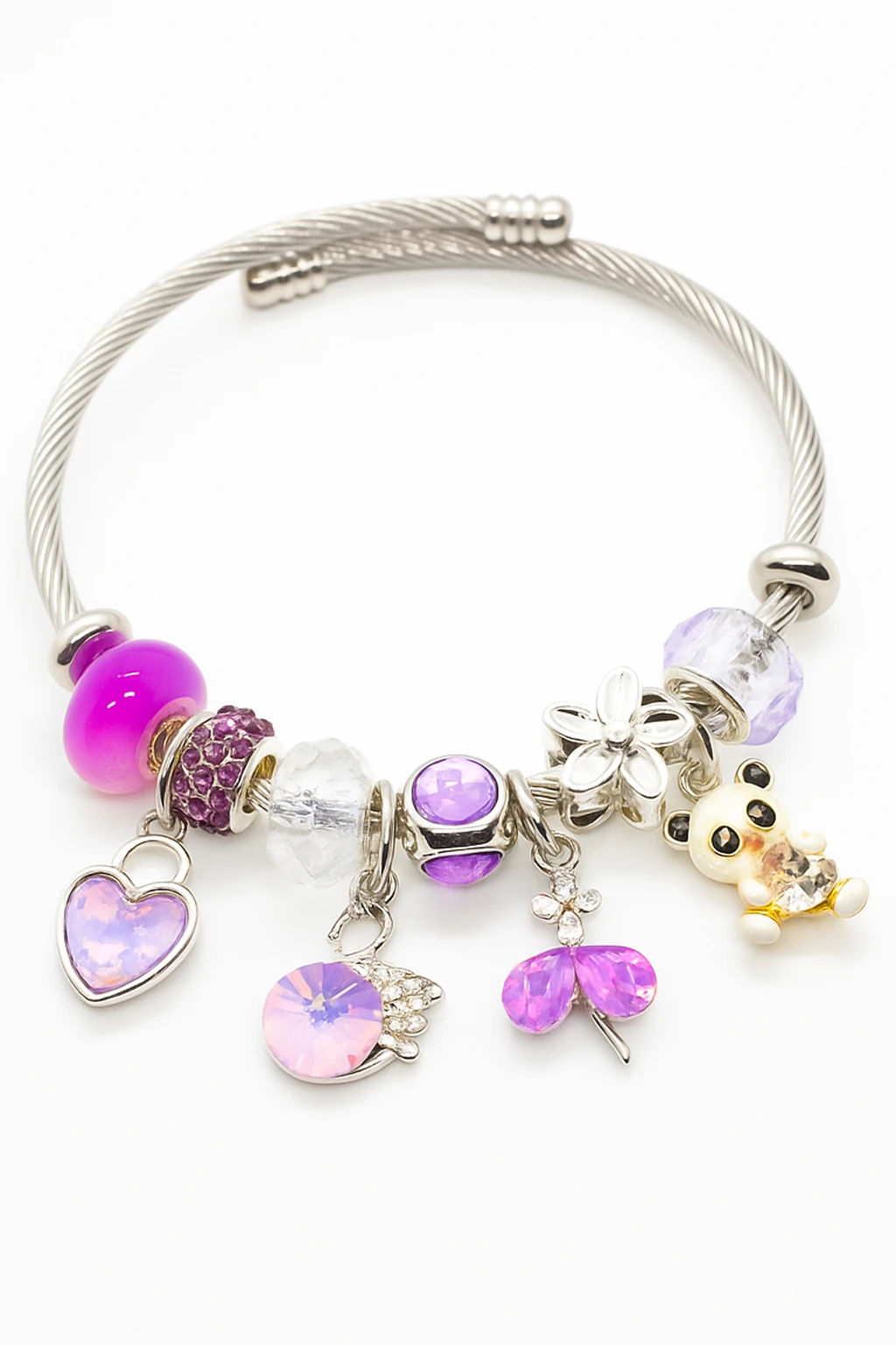 Çocuk Boyu Paslanmaz Kararmaz Çelik Charm'lı Bileklik