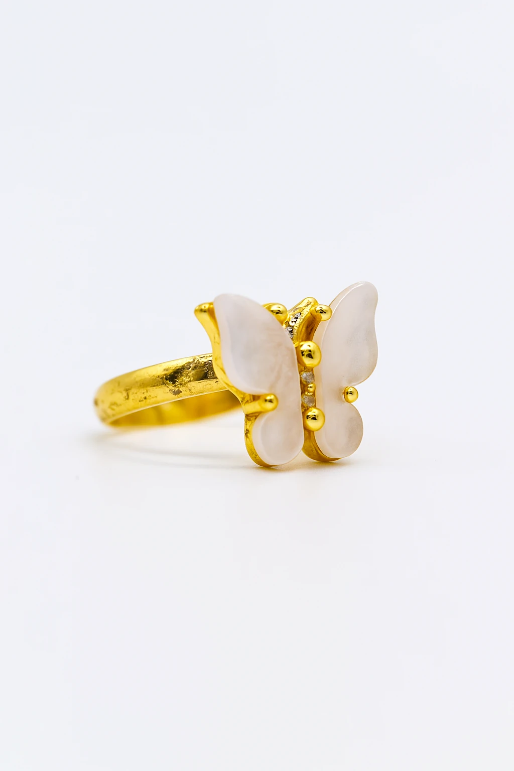 Ayarlanabilir Kelebek Tasarımlı Ayarlanabilir Çocuk Genç Yüzükleri