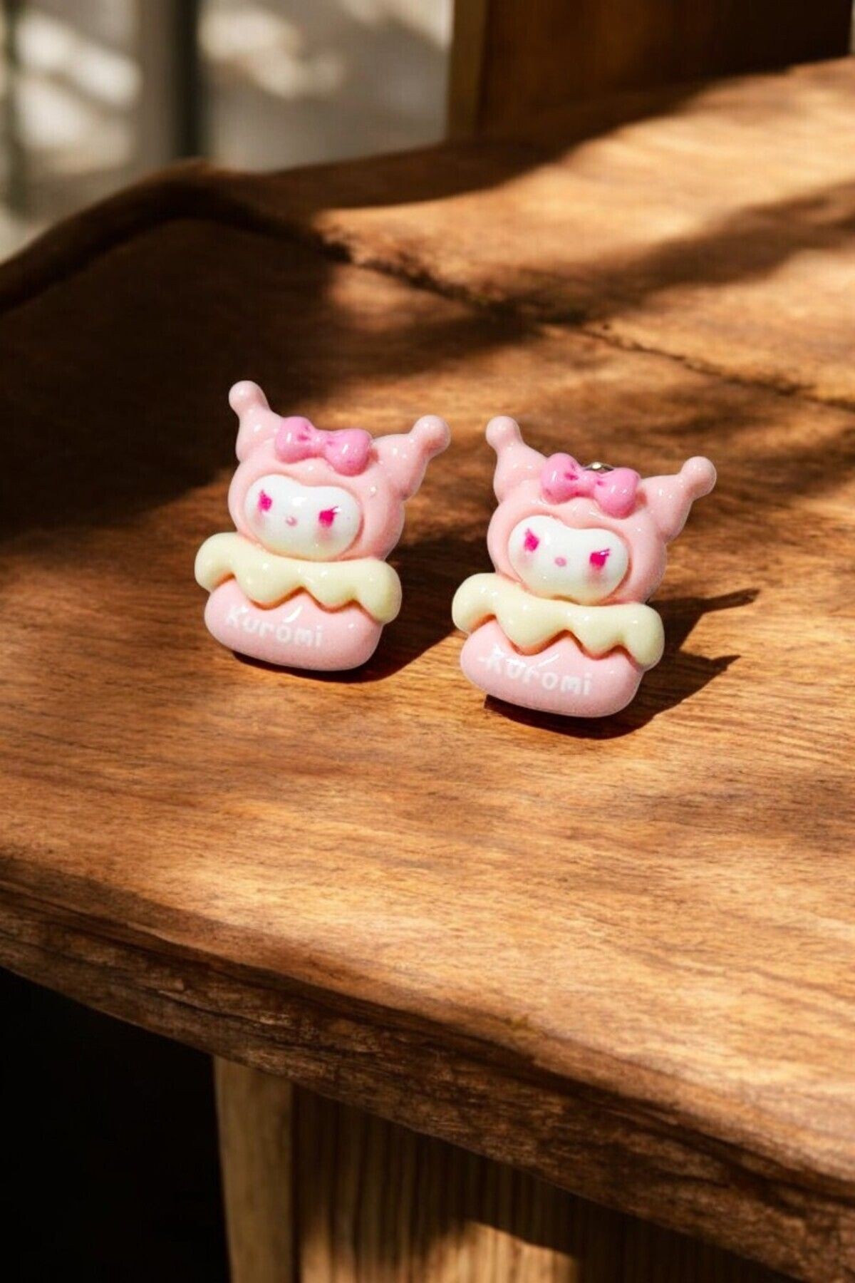 Klipsli Kuromi My Melodi Hello Kity Cinnammarol Pamapampurim Pachaco Tasarımlı Klipsli Küpe
