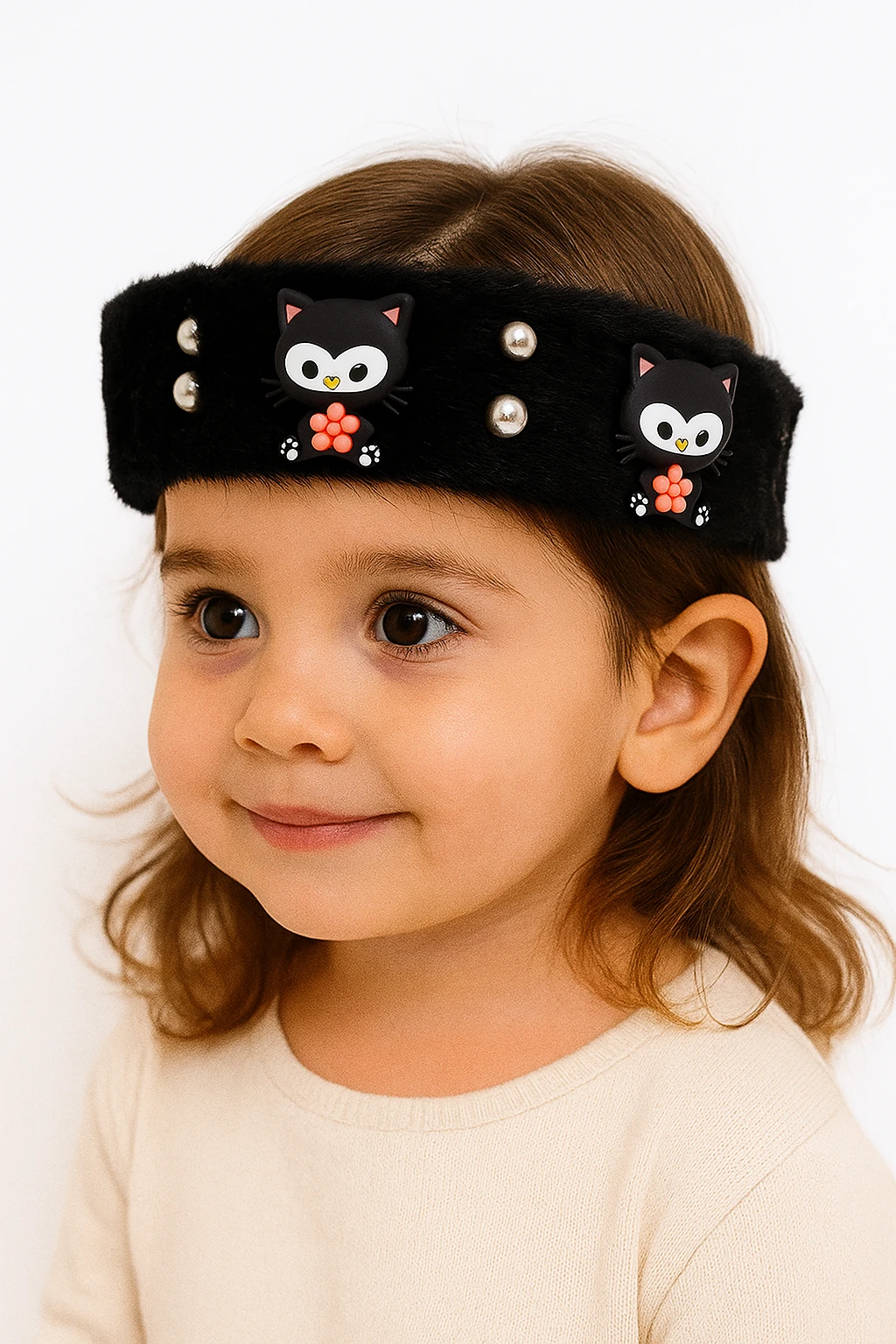 Peluş Çocuk Tacı Kuromi My Melodi Cinnammaroll Hello Kity Pochaco Tasarımlı Çocuk Taçları