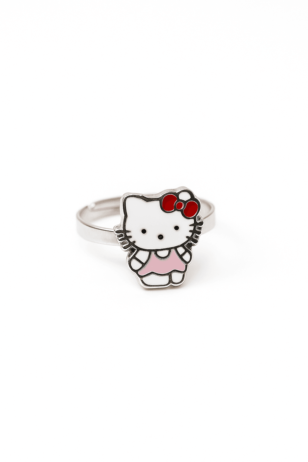Ayarlanabilir Kuromi Hello Kity Cinnammaroll Tasarımlı Ayarlanabilir Çocuk Yüzükleri