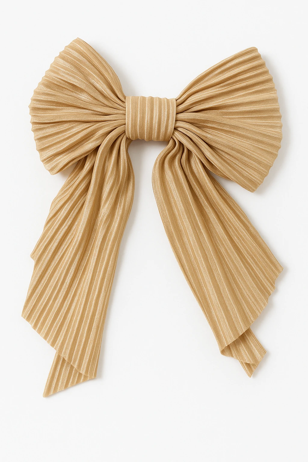 Düz Sade Kumaş Rengarek Klipsli Fiyonk Tasarımlı Saç Tokaları