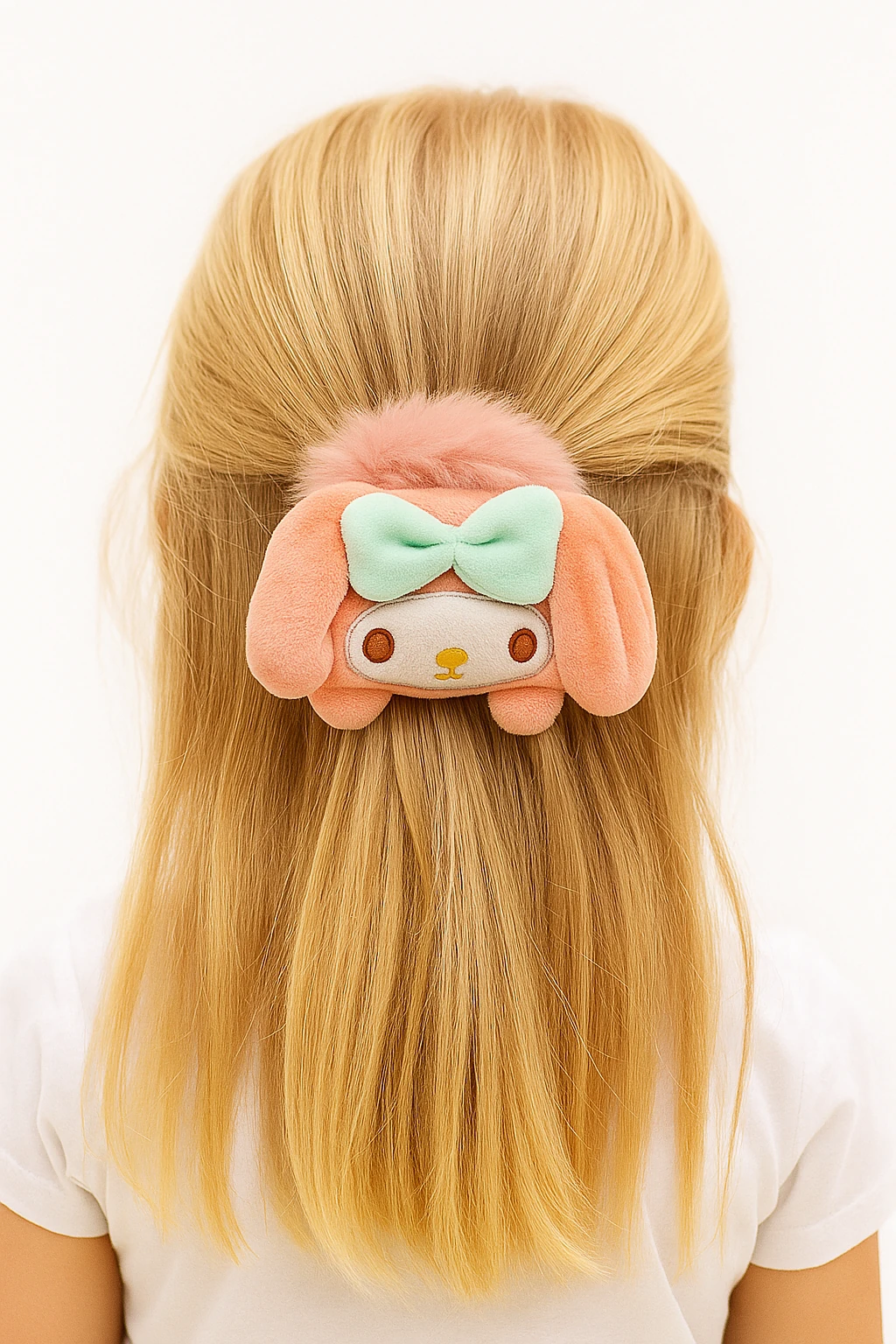 Kuromi My Melodi Cinnammaroll Pampampurin Tasarımlı Çocuk Lastik Saç Tokası