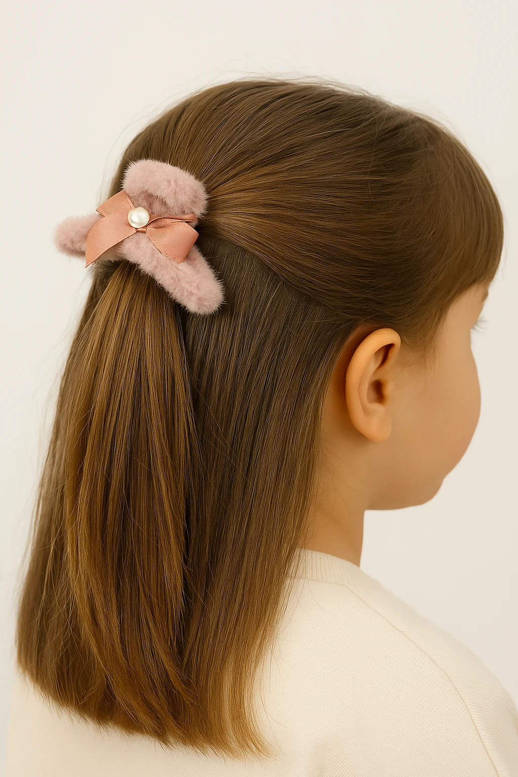 Fiyonk Figürlü Çocuklar ve Gençler için Peluş Mandal Tokalar