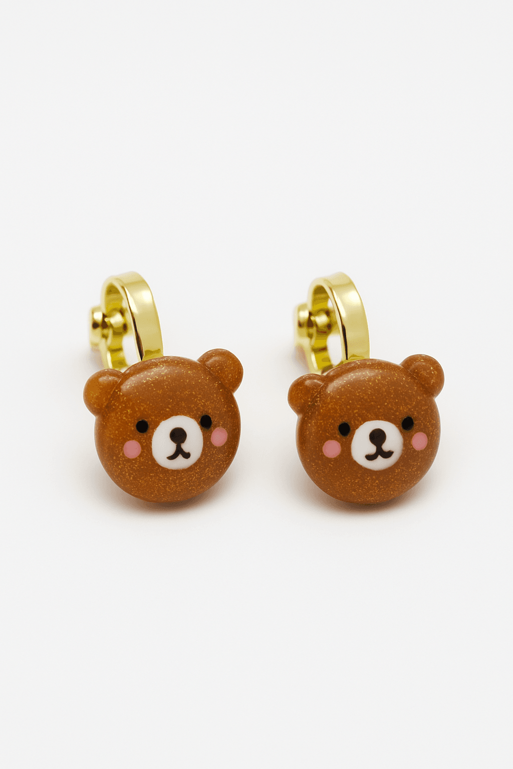 Sıkıştırmalı Küpe Hello Kity Kuromi Cinnammaroll Ayıcık Tasarımlı Kulağı Delik Olmayanlar için Küpe