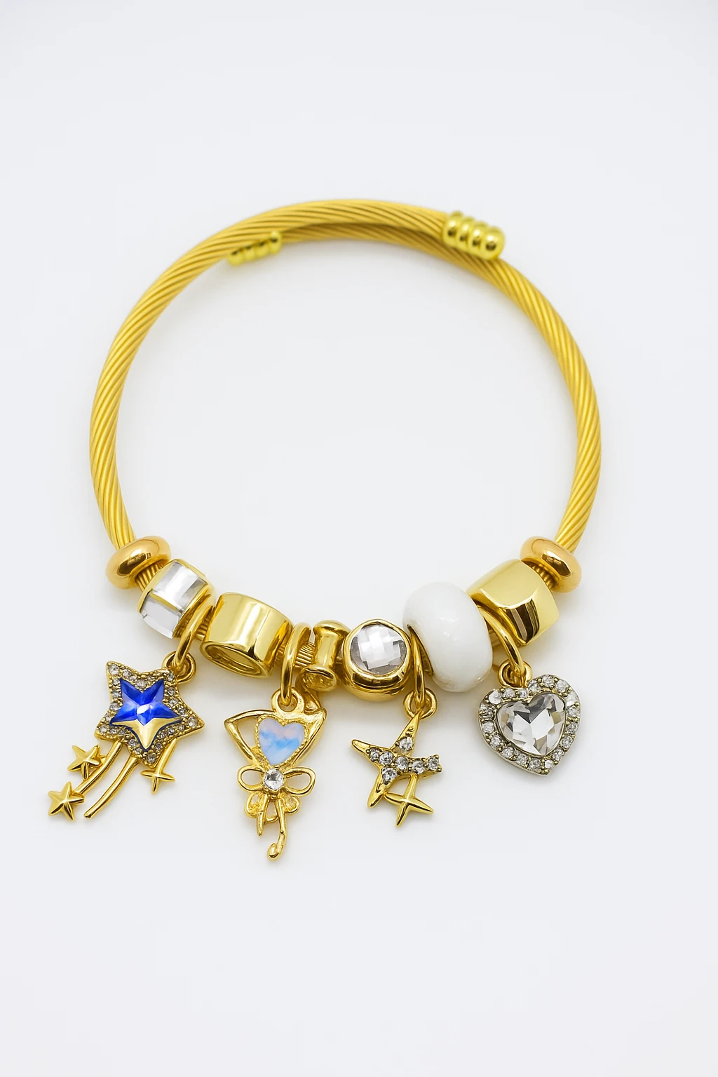 Çocuk Boyu Paslanmaz Kararmaz Çelik Charm'lı Bileklik