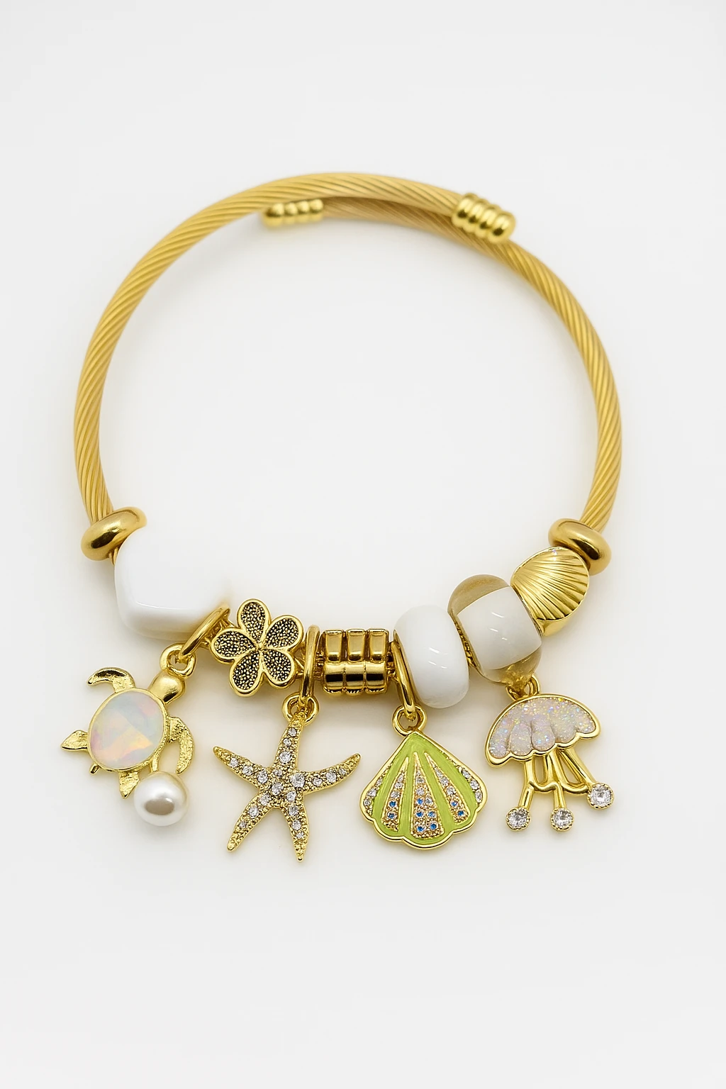 Çocuk Boyu Paslanmaz Kararmaz Çelik Charm'lı Bileklik