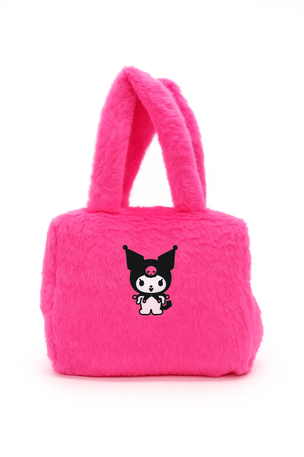 Kuromi Figürlü Tüylü Çocuk Genç El Çantası