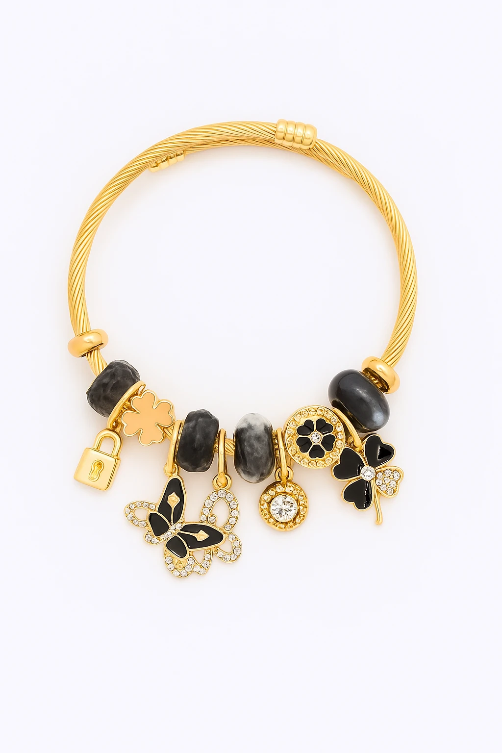 Çocuk Boyu Paslanmaz Kararmaz Çelik Charm'lı Bileklik