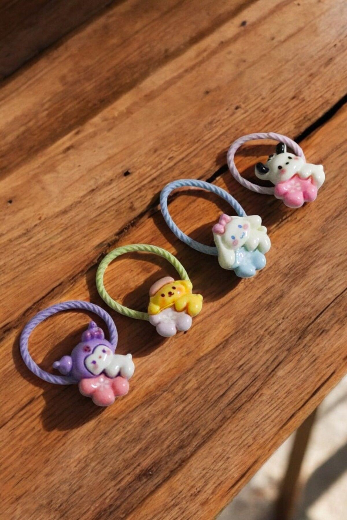 Kuromi My Melodi Cinnamaroll Hello Kity Pampampurim Pochaco Tasarımlı Çocuk Tokası