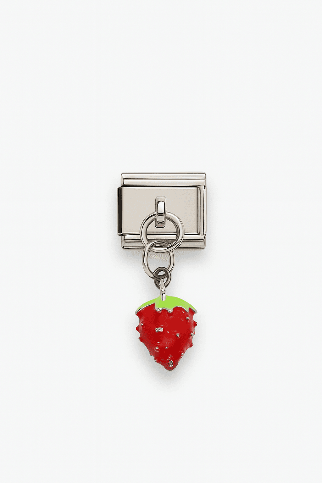 Çelik Çilek Tasarımlı Tekli Charm