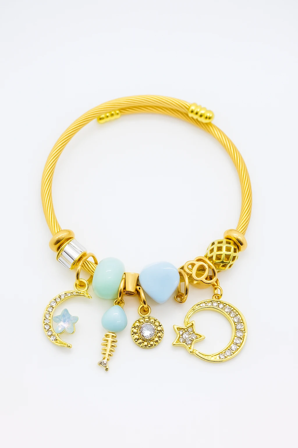 Çocuk Boyu Paslanmaz Kararmaz Çelik Charm'lı Bileklik